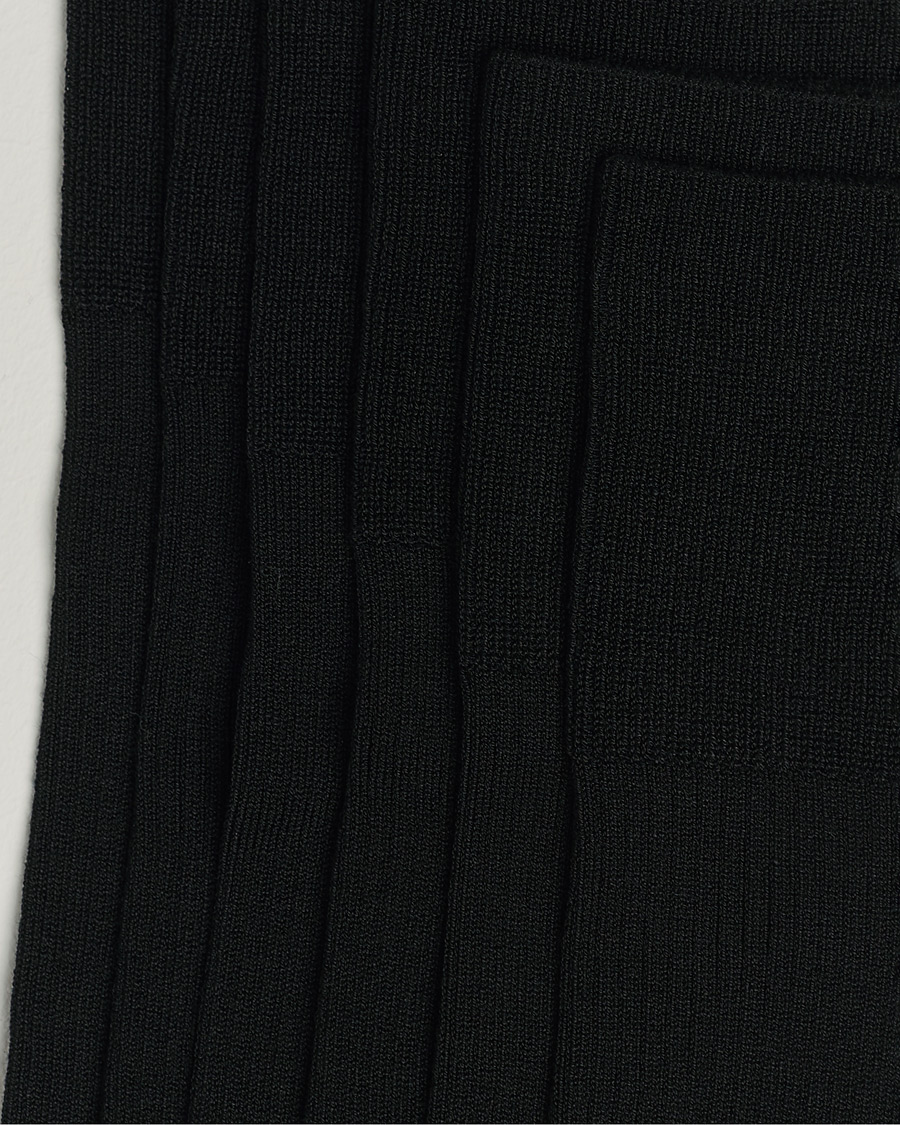 Herr | Underkläder | CDLP | 6-Pack Cotton Rib Socks Black