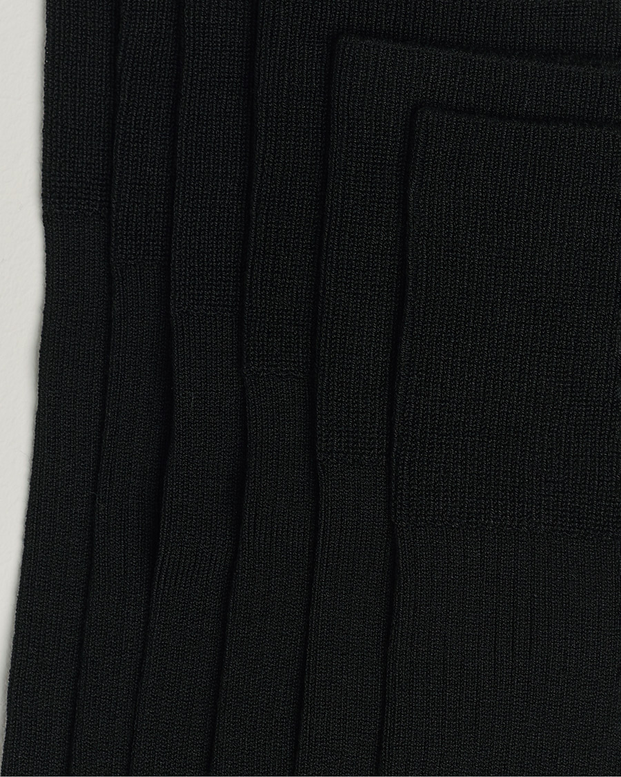 Herr |  | CDLP | 6-Pack Cotton Rib Socks Black