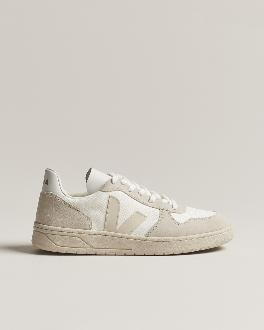 Herr | Sneakers | Veja | V-10 Mesh Sneaker White/Natural Pierre