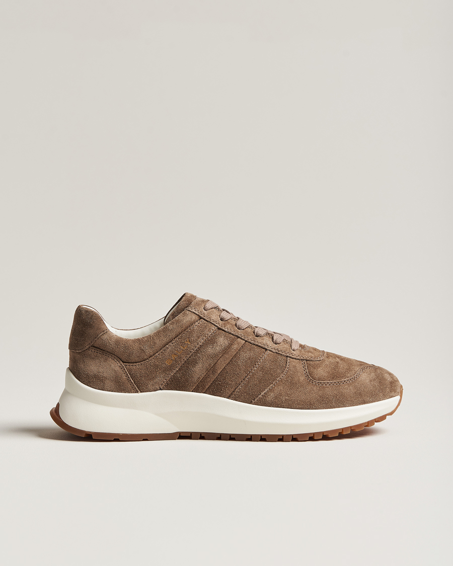 Herr | Bally Darsyl Suede Running Sneaker Deep Sepia | Bally | Darsyl Suede Running Sneaker Deep Sepia