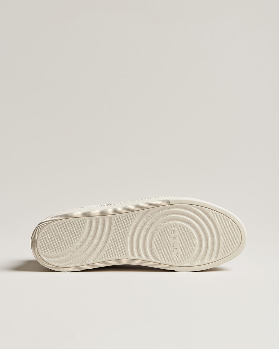 Herr | Sneakers | Bally | Rebby Leather Sneaker White/Ballyred