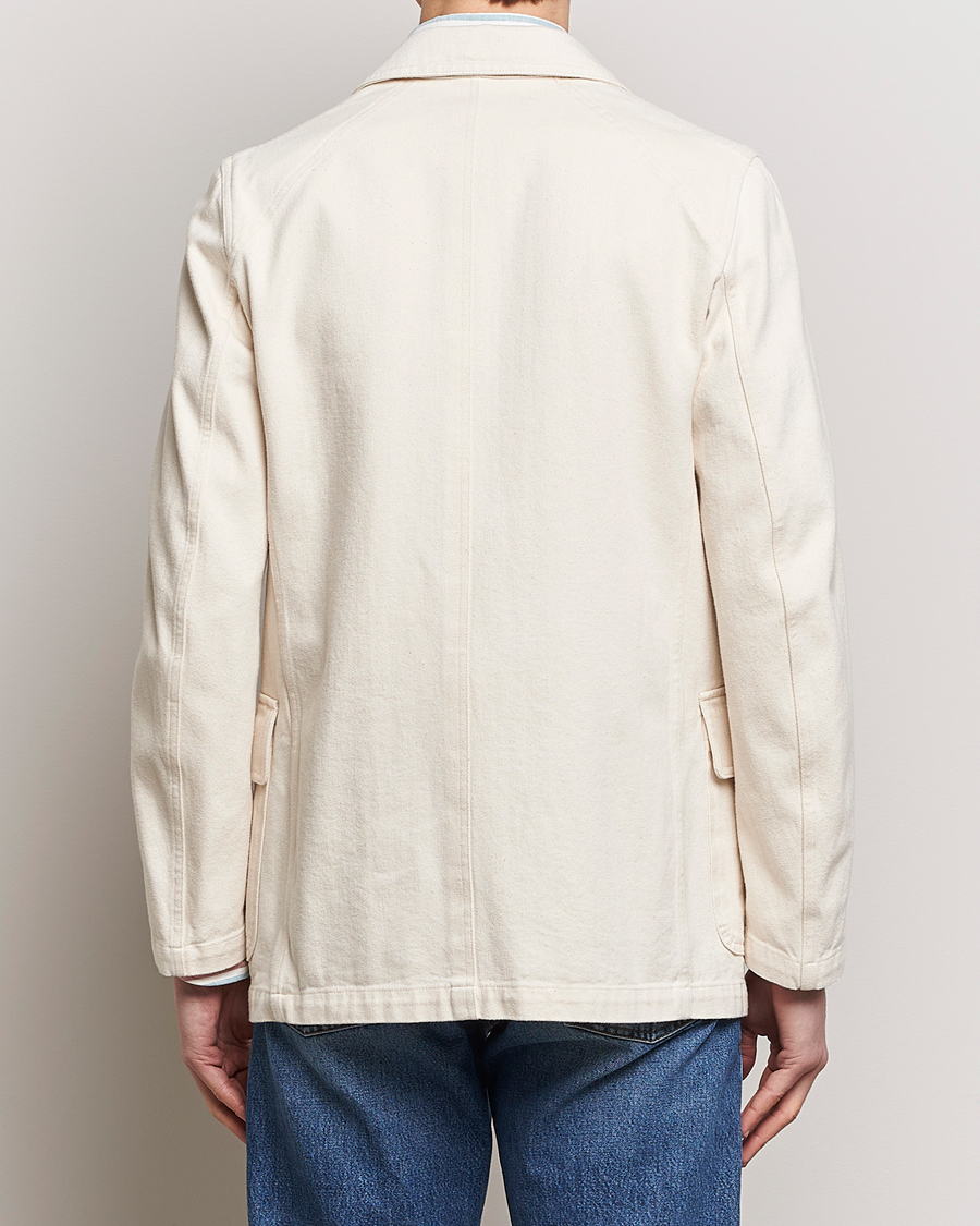Herr | Kavajer | Drake's | MKIV Denim Games Blazer Ecru