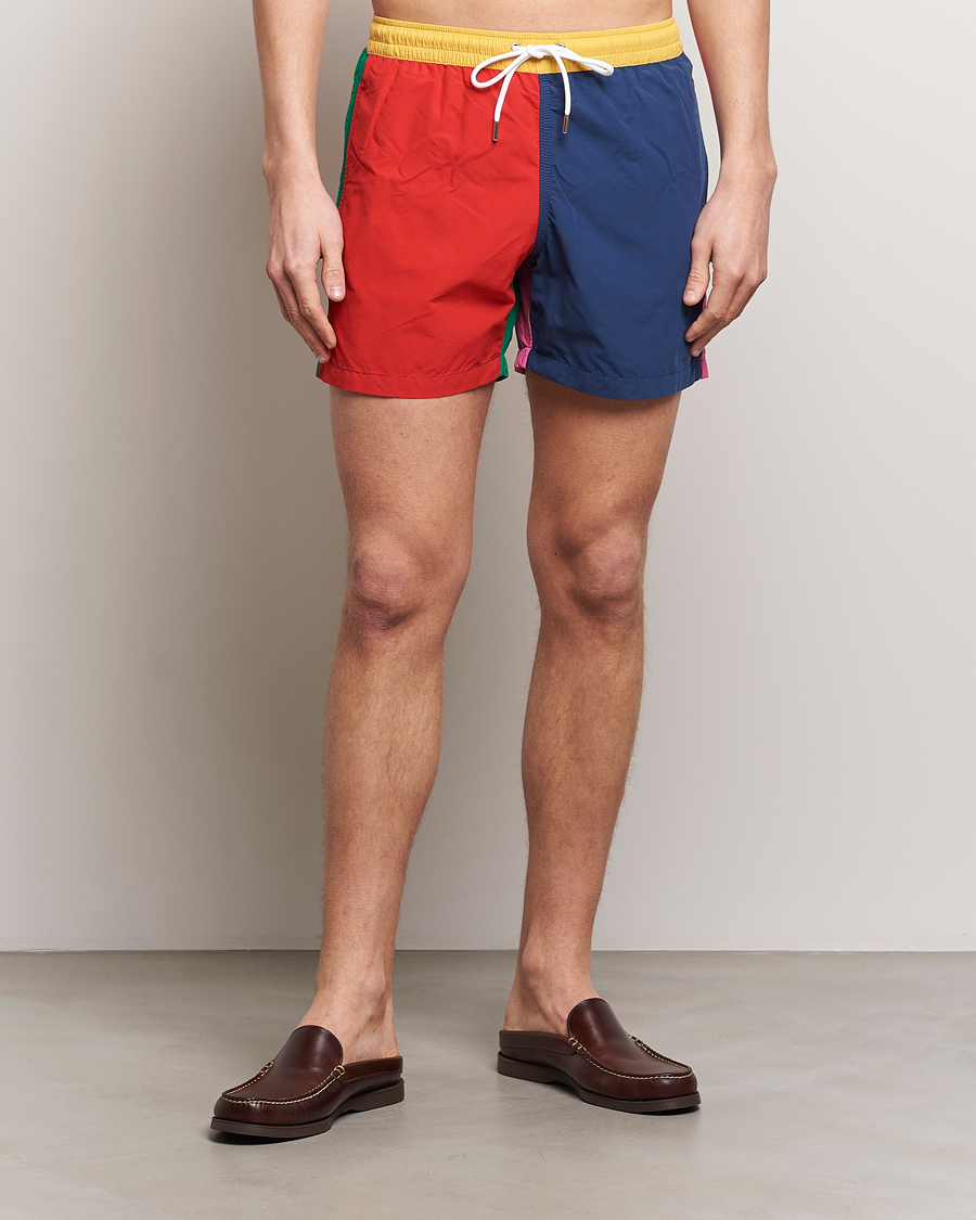 Herr | Best of British | Drake's | Colourblock Swimshorts Multi