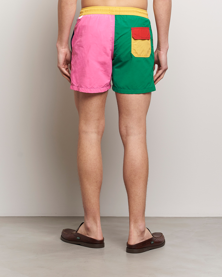 Herr | Badbyxor | Drake's | Colourblock Swimshorts Multi