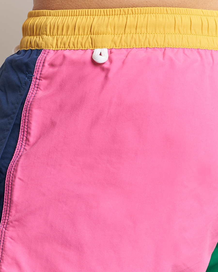 Herr | Badbyxor | Drake's | Colourblock Swimshorts Multi