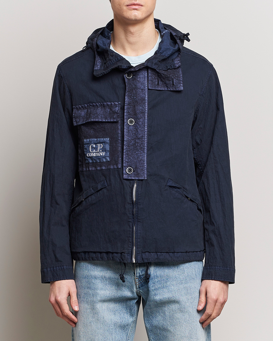 Herr | Jackor | C.P. Company | 50 Filli Gum Cotton/Nylon Jacket Navy