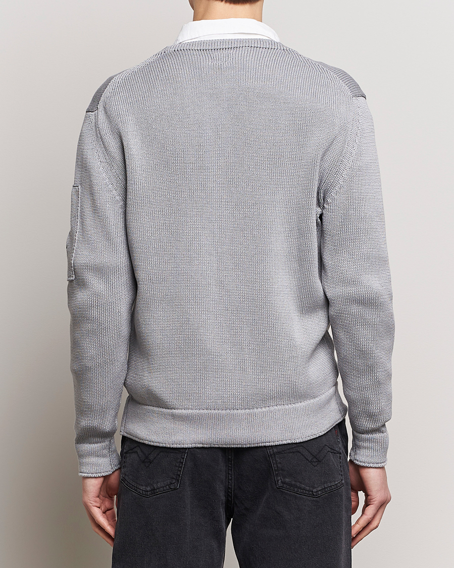 Herr | Tröjor | C.P. Company | Compact Cotton Lens Cardigan Light Grey