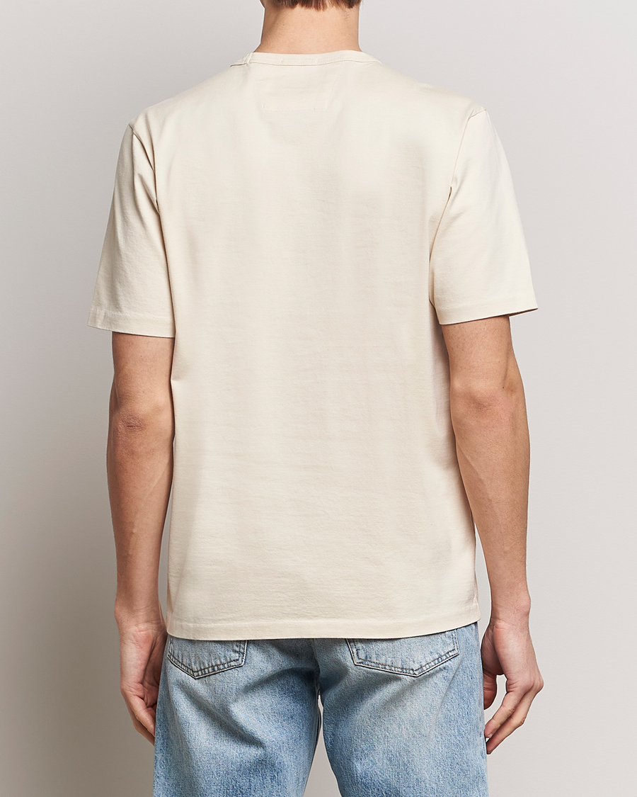 Herr | T-Shirts | C.P. Company | Mercerized Heavy Cotton Logo T-Shirt Ecru