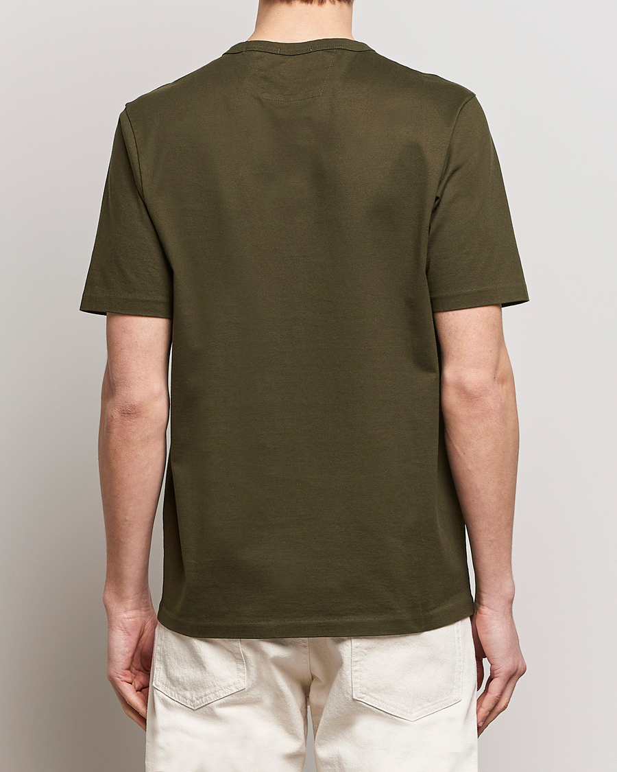Herr | T-Shirts | C.P. Company | Mercerized Heavy Cotton Logo T-Shirt Army