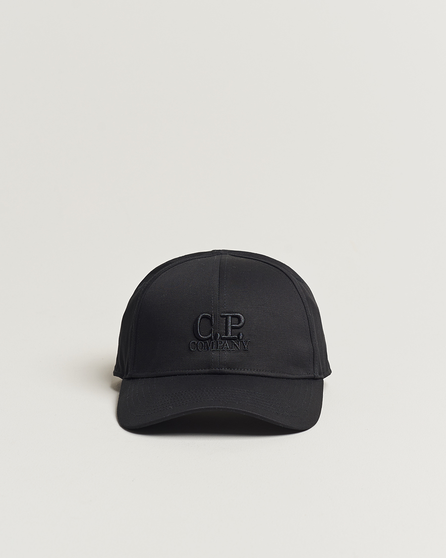 Herr | Hattar & kepsar | C.P. Company | Cotton Gabardine Cap Black
