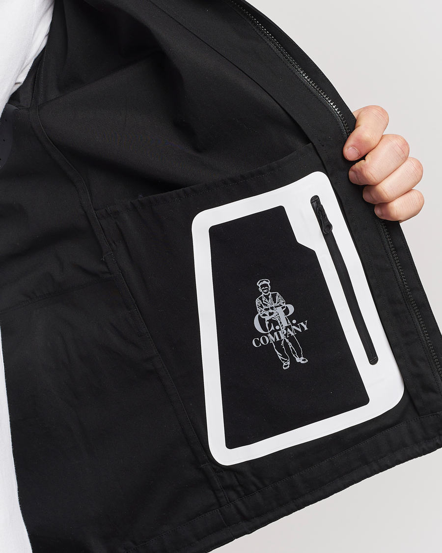 Herr | Jackor | C.P. Company | Metropolis Water Resistant Hyst Cotton Jacket Black