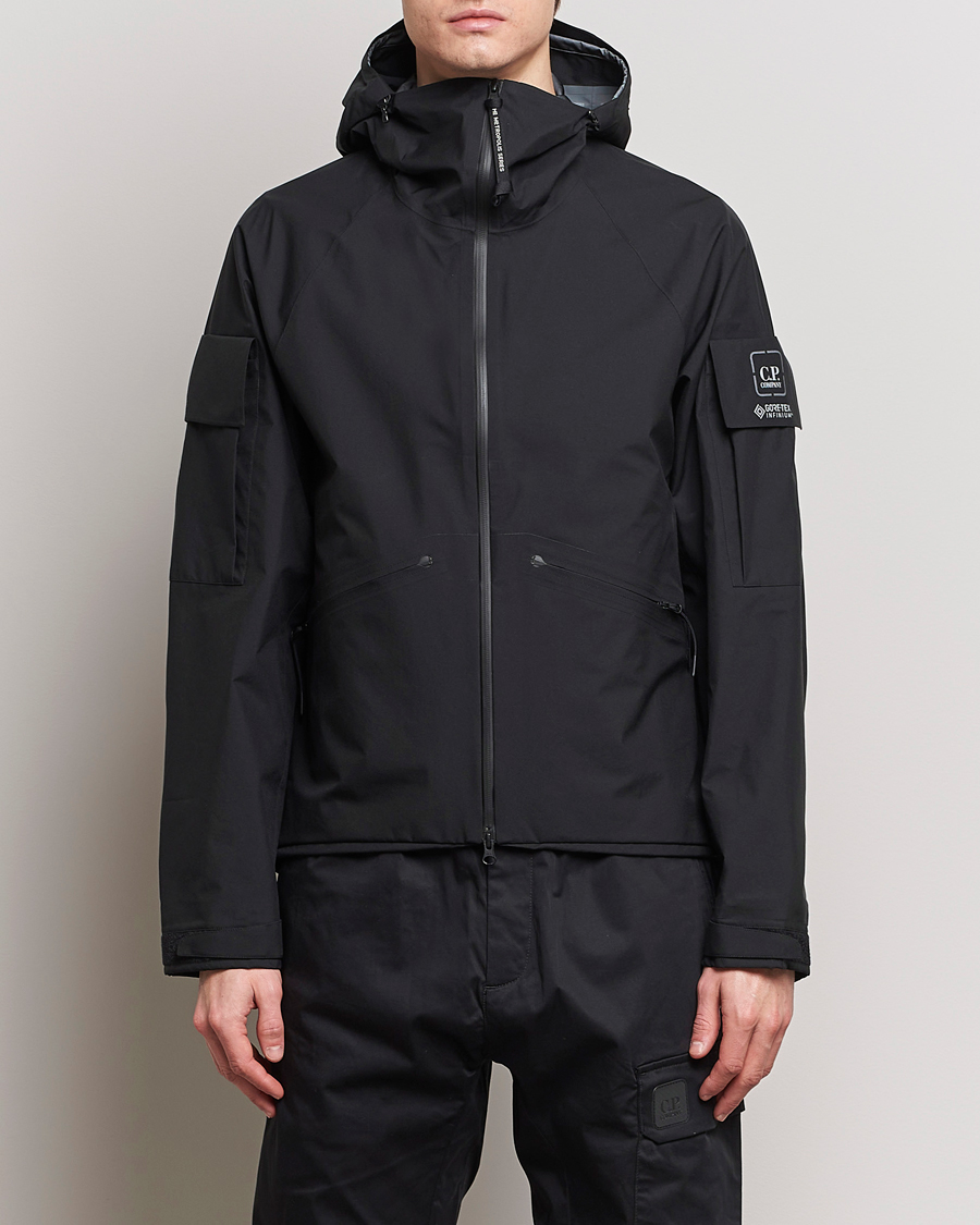 Herr | GORE-TEX | C.P. Company | Metropolis GORE-TEX Nylon Hooded Jacket Black