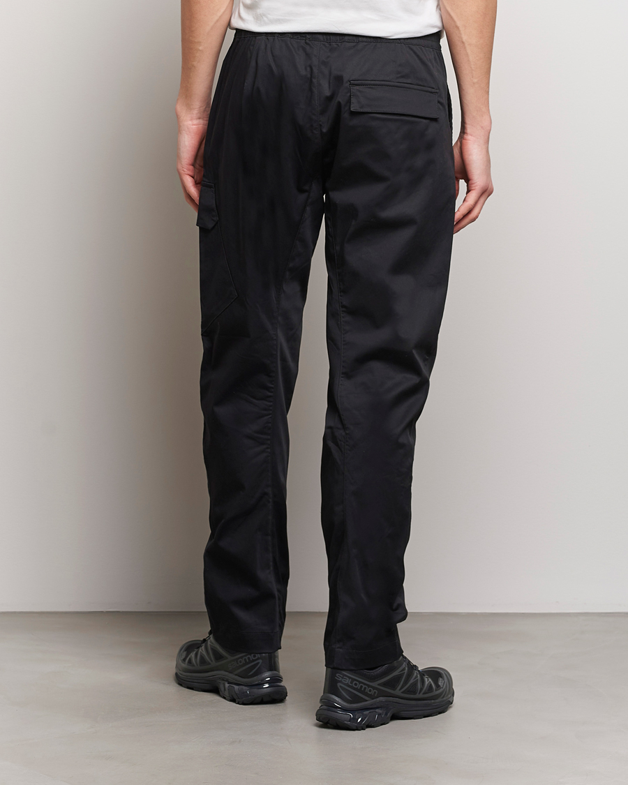 Herr | Byxor | C.P. Company | Metropolis Gabardine Stretch Satin Cargo Trousers Black