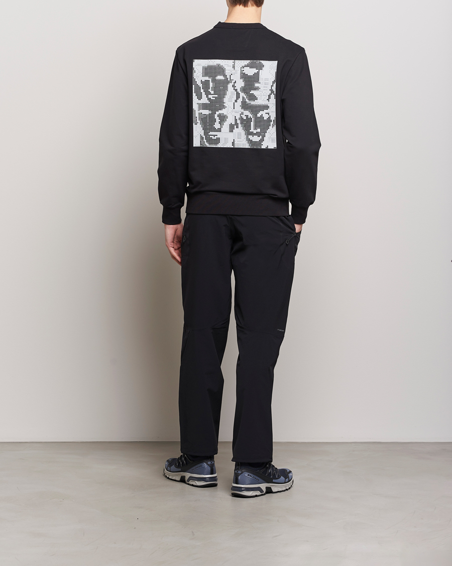 Herr | Tröjor | C.P. Company | Metropolis Printed Logo Sweatshirt Black