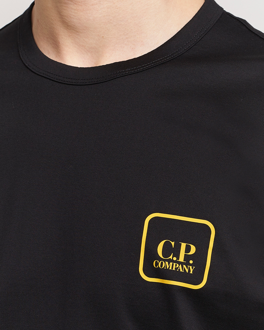 Herr | T-Shirts | C.P. Company | Metropolis Mercerized Jersey Back Logo T-Shirt Black