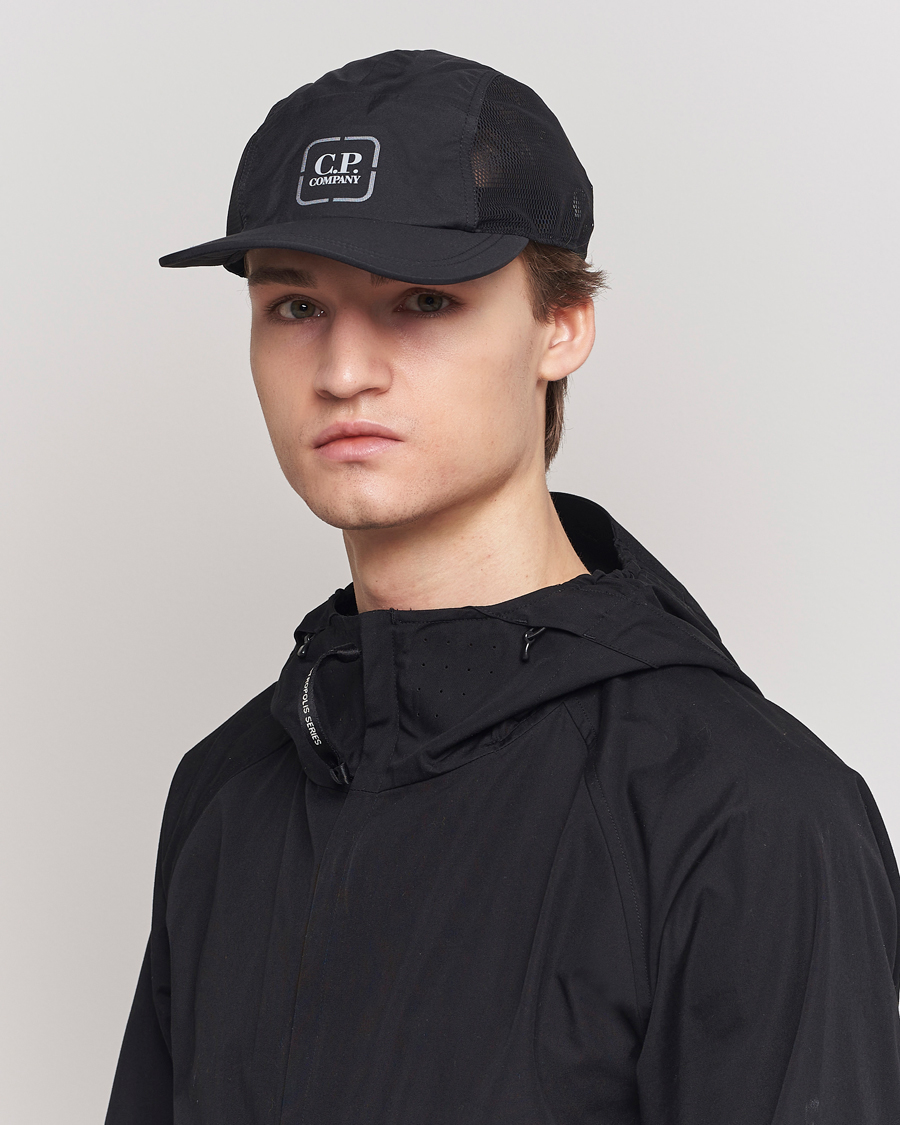 Herr | C.P. Company Metropolis Gore-Tex Baseball Cap Black | C.P. Company | Metropolis Gore-Tex Baseball Cap Black