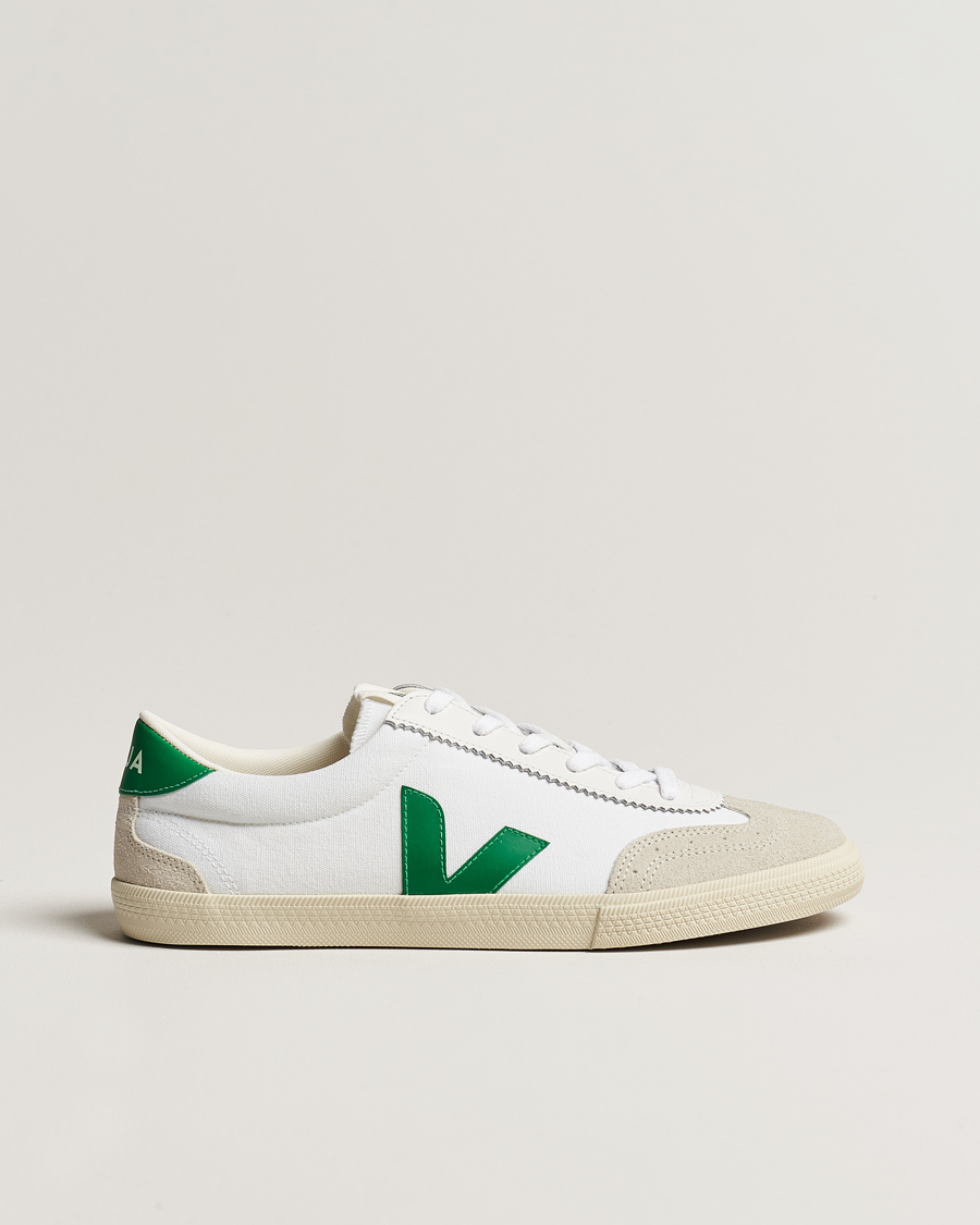 Herr | Veja Volley Sneaker White/Emeraude | Veja | Volley Sneaker White/Emeraude