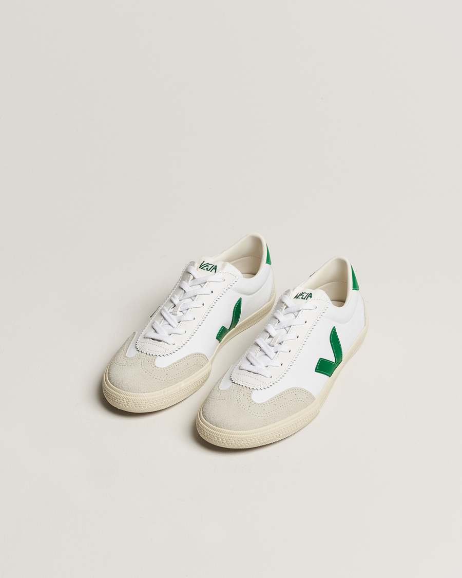 Herr | Vita sneakers | Veja | Volley Sneaker White/Emeraude