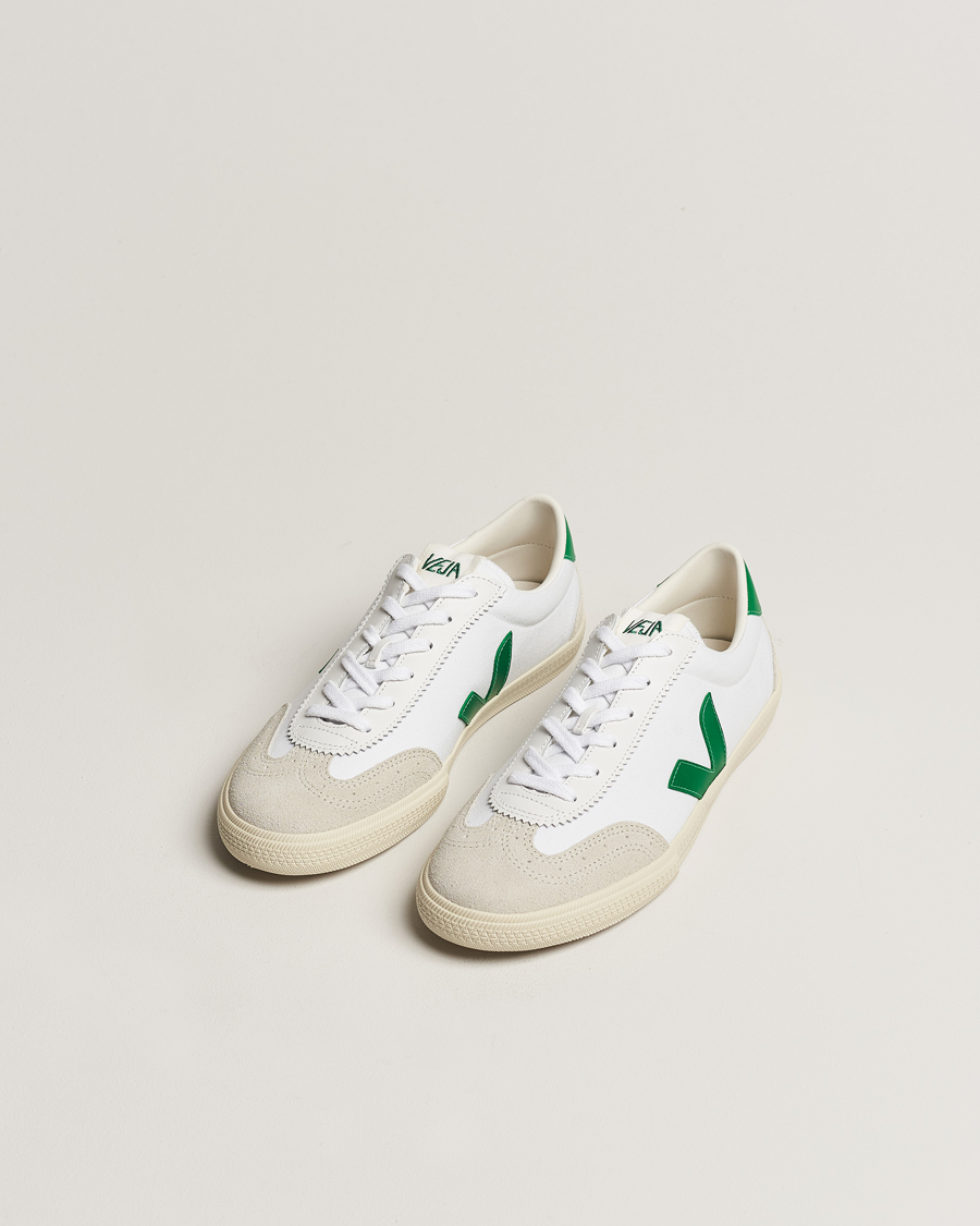Herr | Veja Volley Sneaker White/Emeraude | Veja | Volley Sneaker White/Emeraude