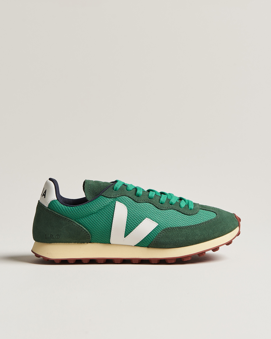 Herr | Veja Rio Branco Running Sneaker Emeraude/White | Veja | Rio Branco Running Sneaker Emeraude/White