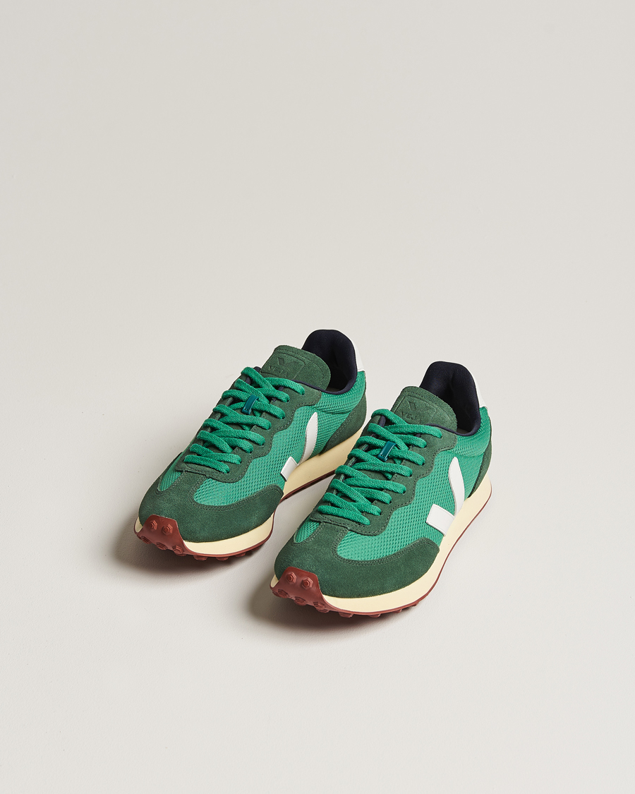 Herr | Veja Rio Branco Running Sneaker Emeraude/White | Veja | Rio Branco Running Sneaker Emeraude/White