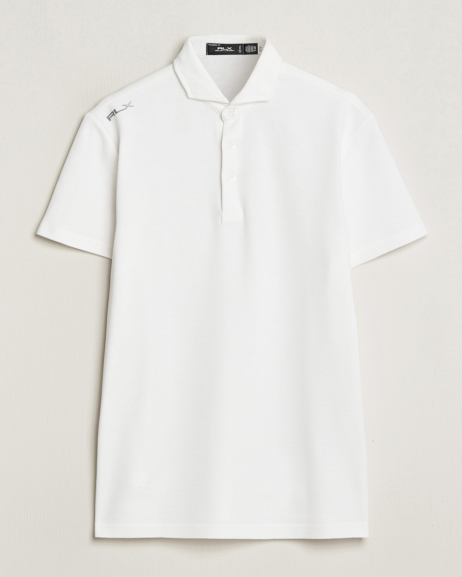 Herr | Pikéer | RLX Ralph Lauren | Short Sleeve Polo Ceramic White