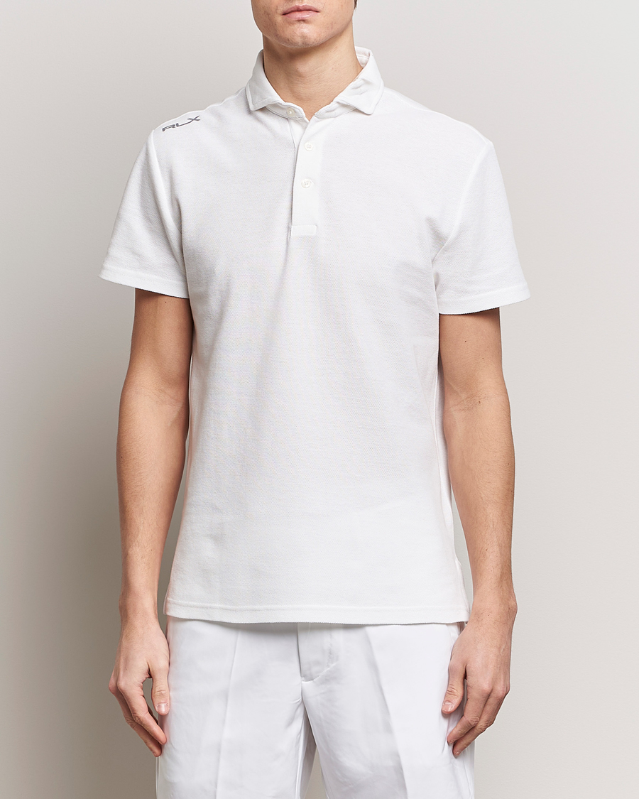 Herr | Kortärmade pikéer | RLX Ralph Lauren | Short Sleeve Polo Ceramic White