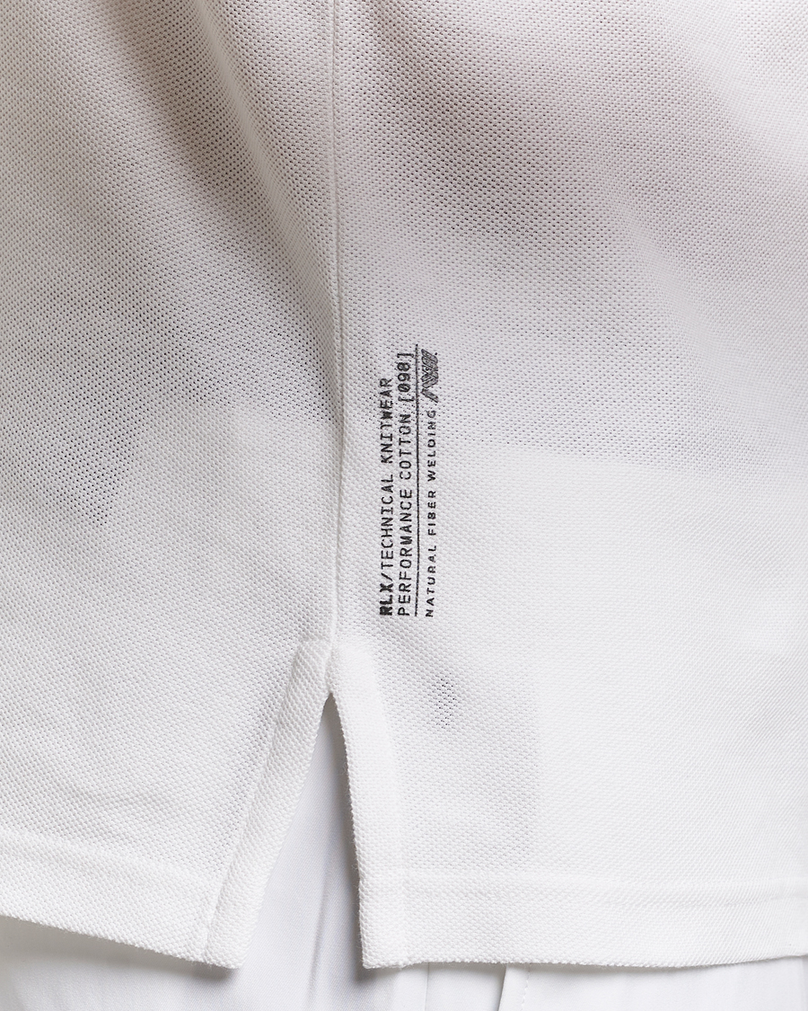 Herr | Pikéer | RLX Ralph Lauren | Short Sleeve Polo Ceramic White