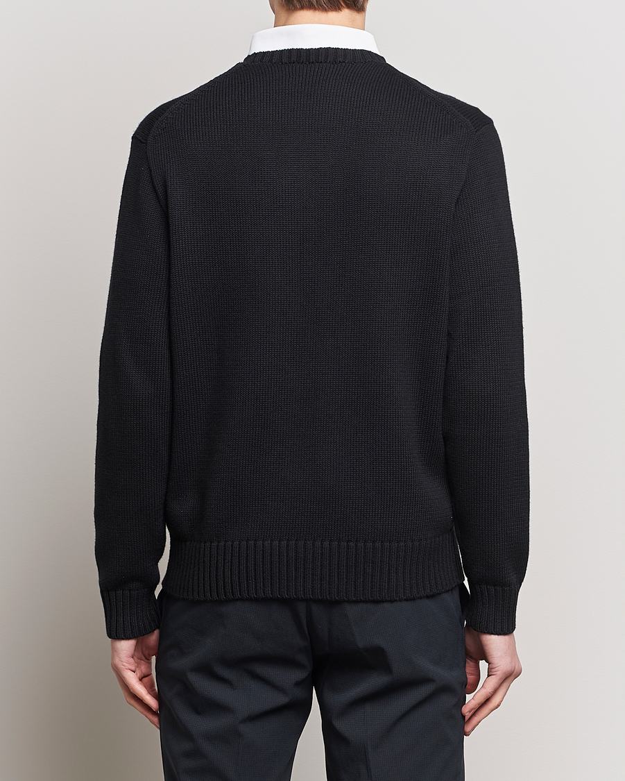 Herr | Tröjor | RLX Ralph Lauren | Bear Golfer Knitted Sweater Polo Black