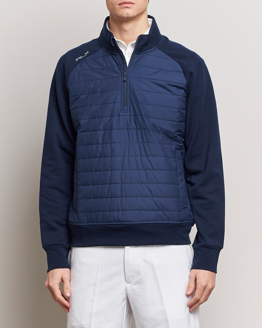 Herr | Tröjor | RLX Ralph Lauren | Performance Hybrid Half Zip Refined Navy