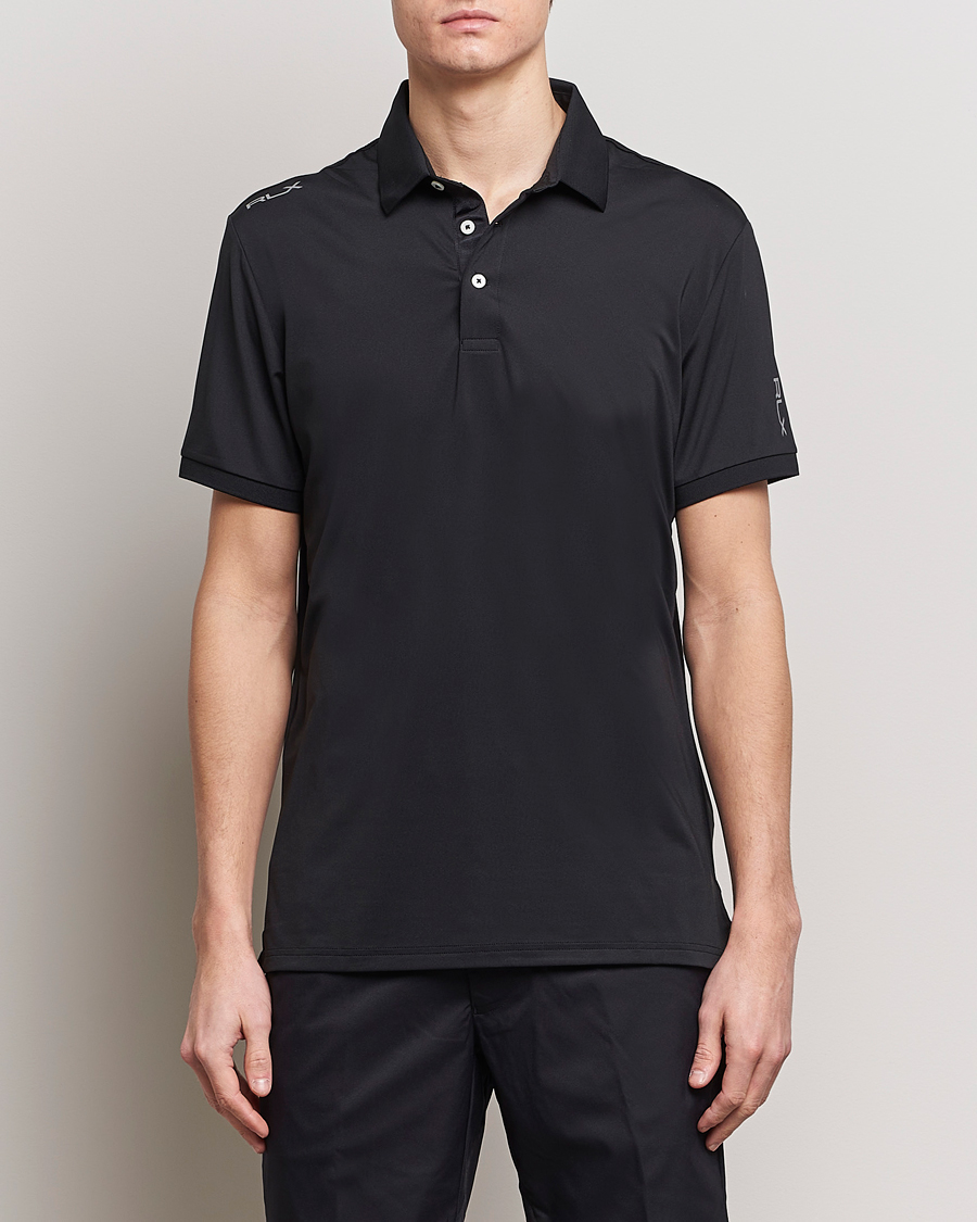 Herr | Kortärmade pikéer | RLX Ralph Lauren | Airflow Active Jersey Polo Polo Black