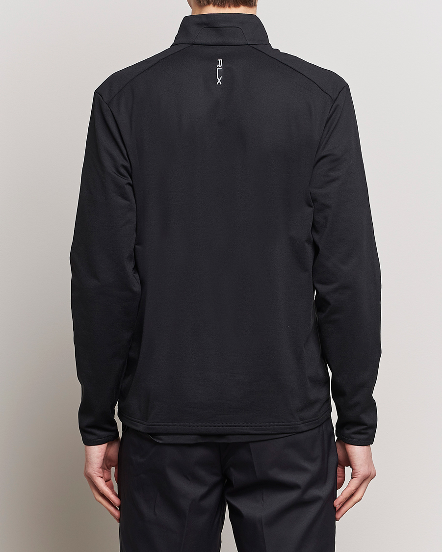 Herr | Tröjor | RLX Ralph Lauren | Luxury Jersey Half Zip Polo Black