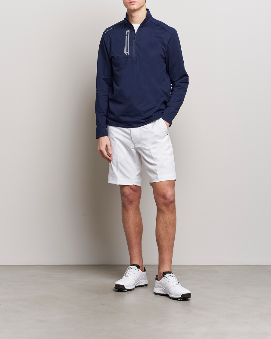 Herr | Tröjor | RLX Ralph Lauren | Luxury Jersey Half Zip Refined Navy