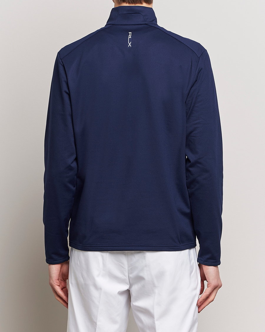 Herr | Tröjor | RLX Ralph Lauren | Luxury Jersey Half Zip Refined Navy