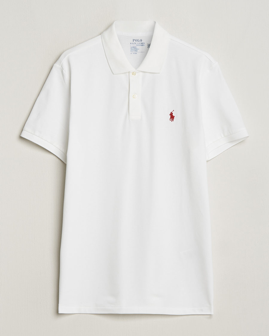 Herr | Pikéer | Polo Ralph Lauren Golf | Performance Stretch Polo Ceramic White