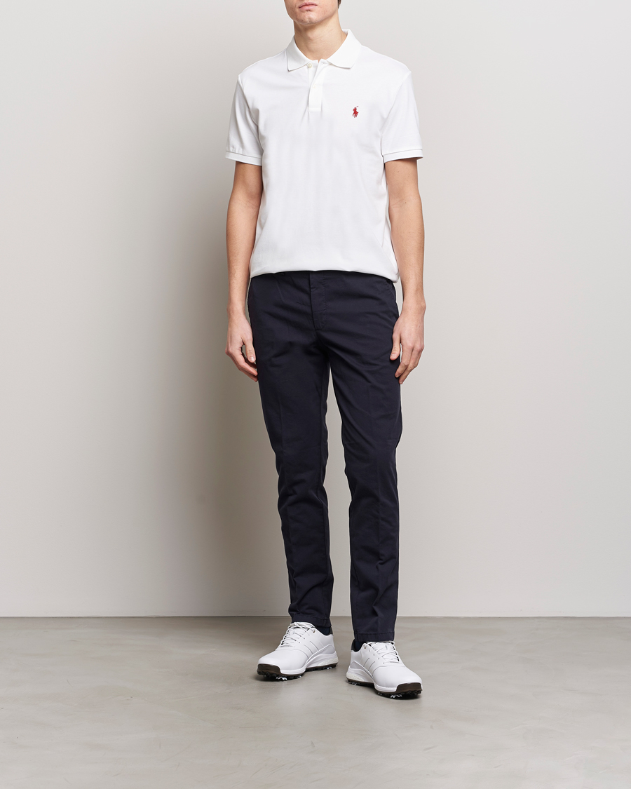 Herr | Pikéer | Polo Ralph Lauren Golf | Performance Stretch Polo Ceramic White