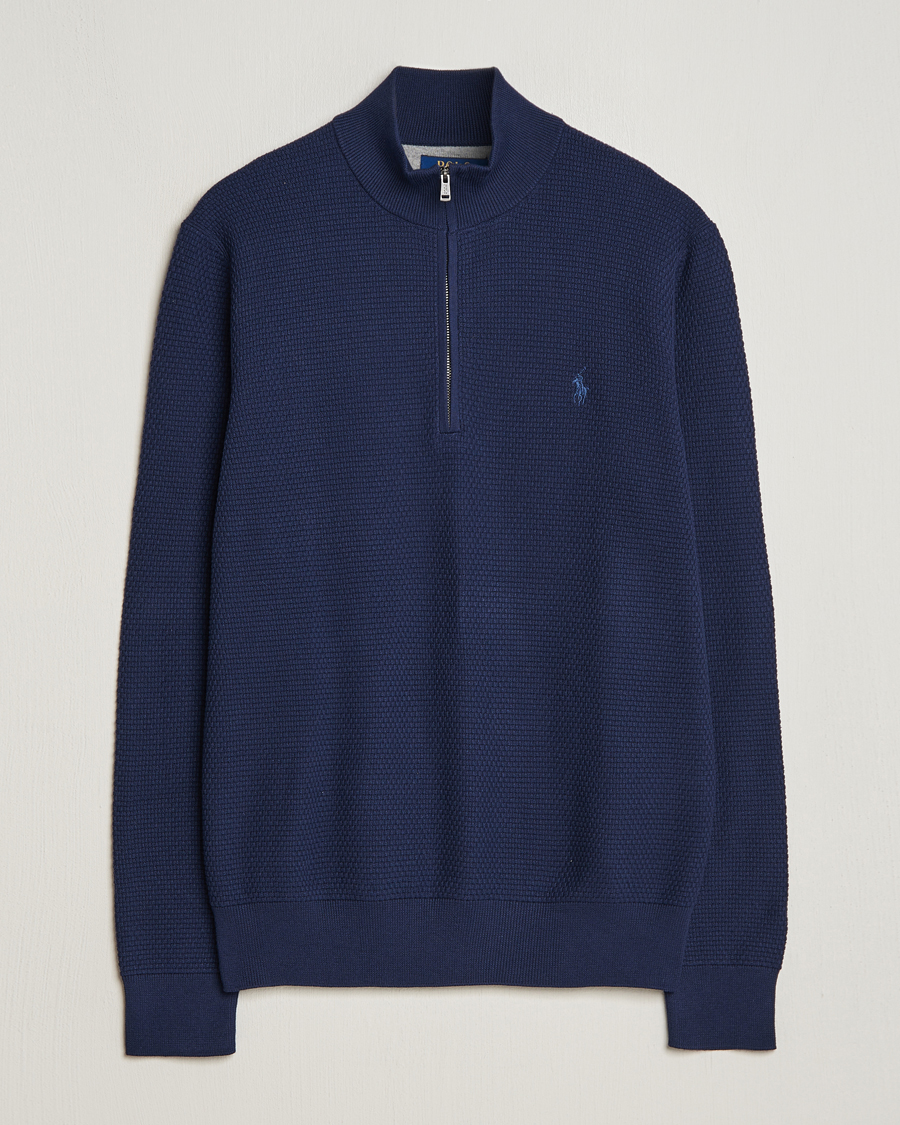 Herr | Tröjor | Polo Ralph Lauren Golf | Cotton Jersey Half Zip Refined Navy