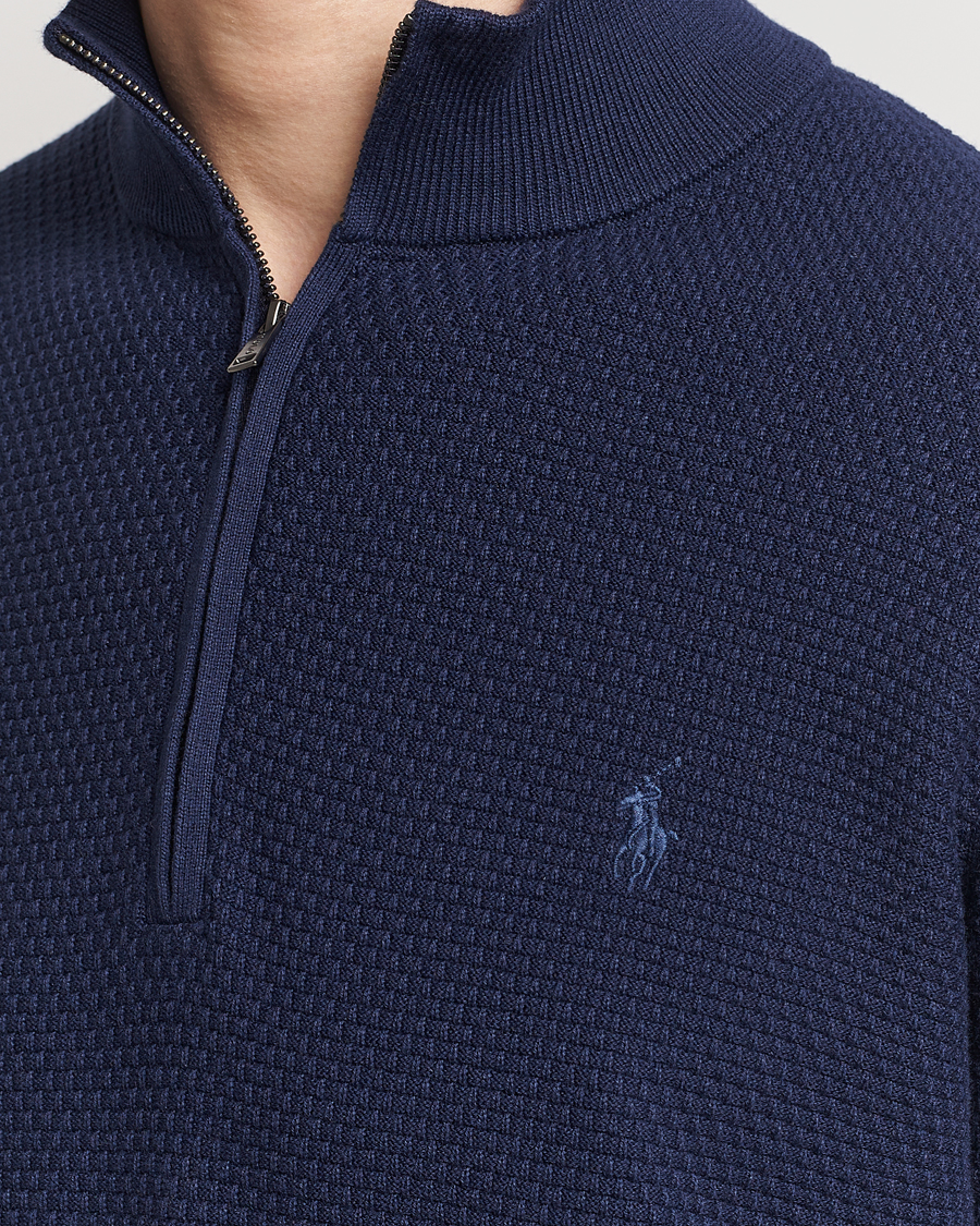 Herr | Tröjor | Polo Ralph Lauren Golf | Cotton Jersey Half Zip Refined Navy