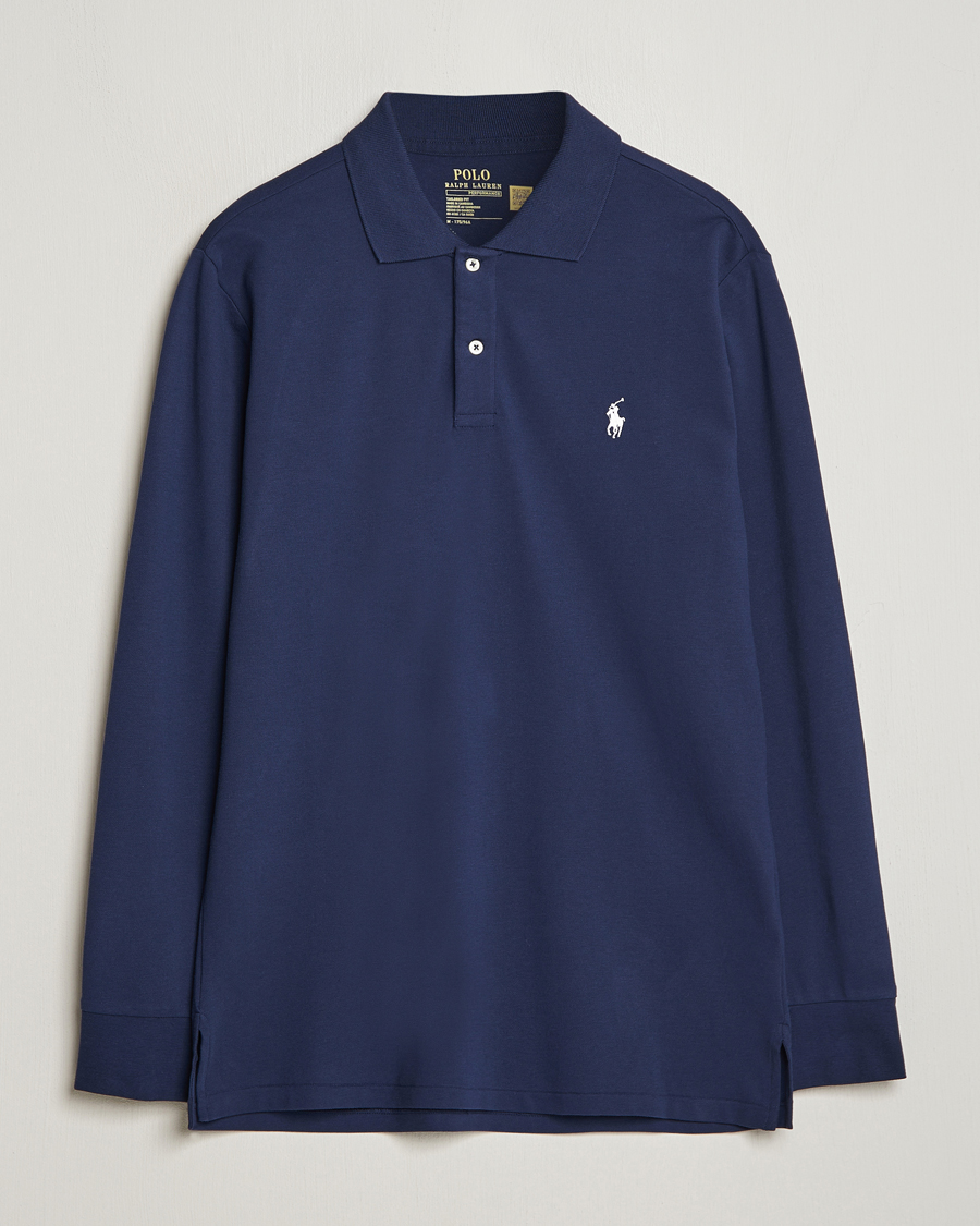 Herr | Tröjor | Polo Ralph Lauren Golf | Performance Stretch Long Sleeve Polo Refined Navy