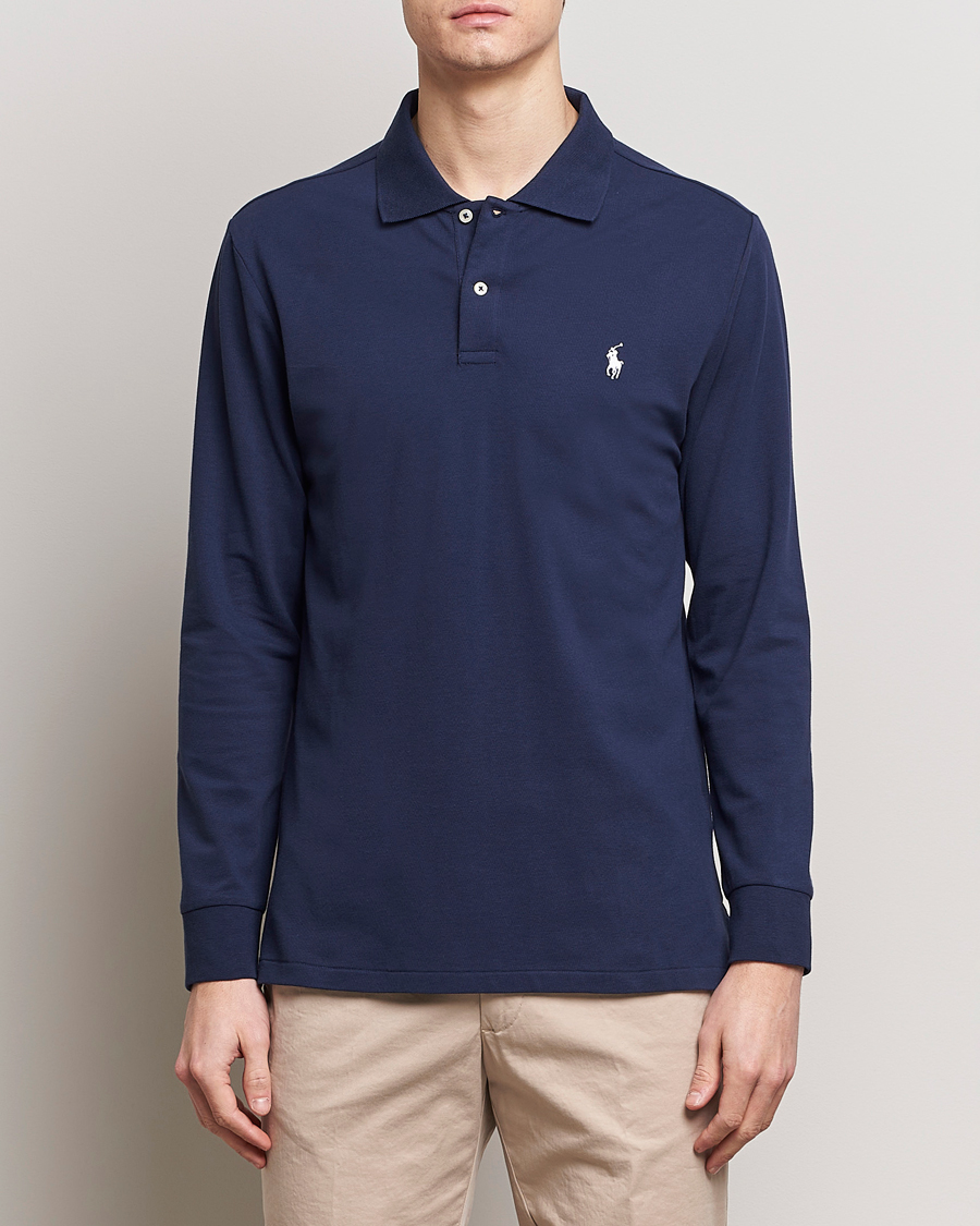 Herr |  | Polo Ralph Lauren Golf | Performance Stretch Long Sleeve Polo Refined Navy