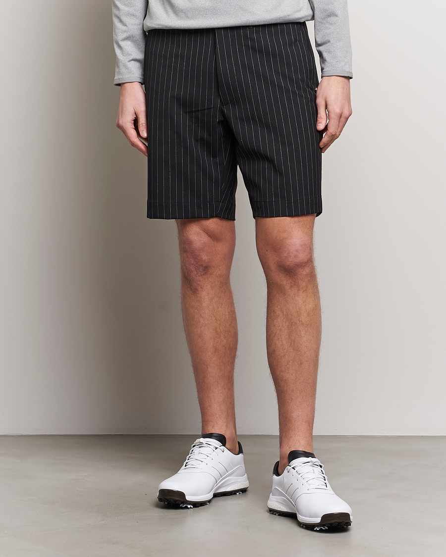 Herr | RLX Ralph Lauren | RLX Ralph Lauren | Tailored Golf Shorts Black Pinstripe
