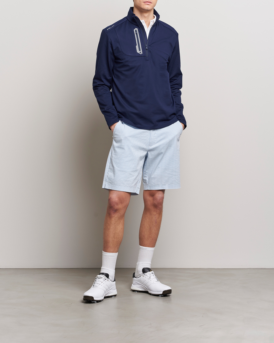 Herr | Shorts | RLX Ralph Lauren | Seersucker Golf Shorts Blue/White