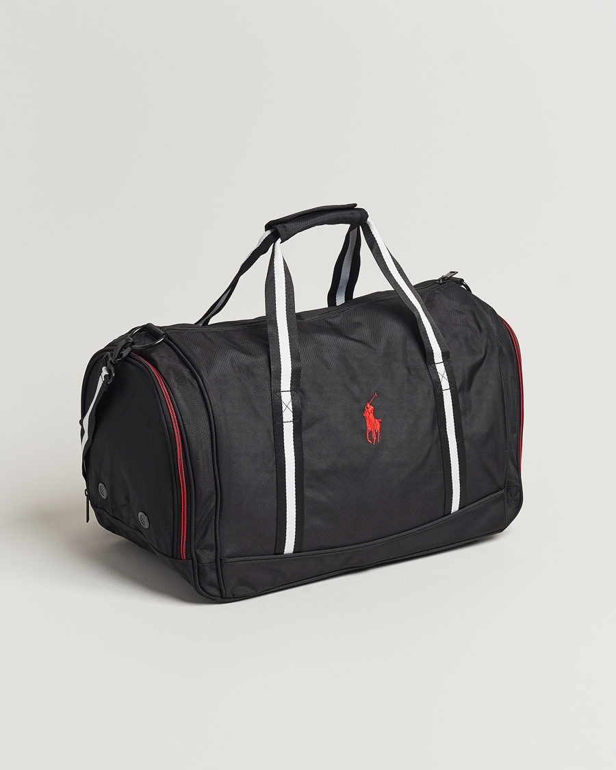 Herr | Weekendbags | RLX Ralph Lauren | Boston Duffle Bag Black/Red