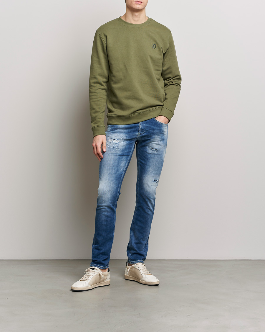 Herr | Jeans | Dondup | George Distressed Jeans Medium Blue