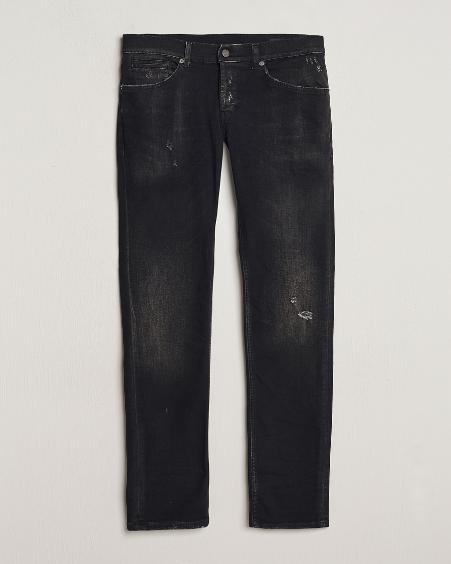 Herr | Jeans | Dondup | George Distressed Jeans Washed Black