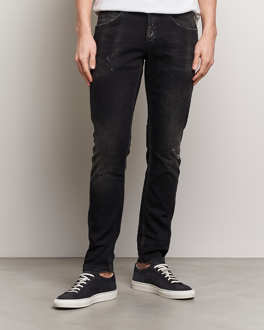 Herr |  | Dondup | George Distressed Jeans Washed Black