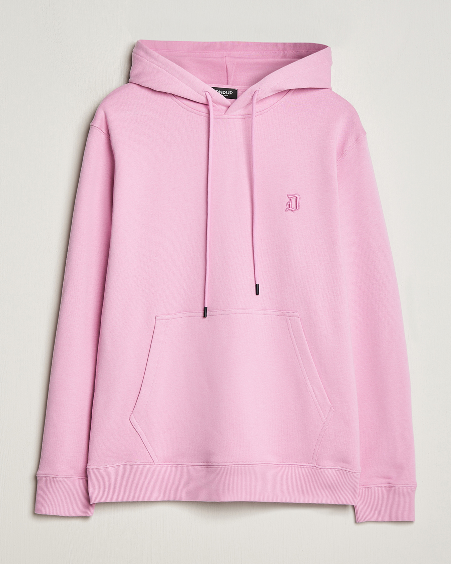 Herr | Tröjor | Dondup | Logo Hoodie Washed Pink