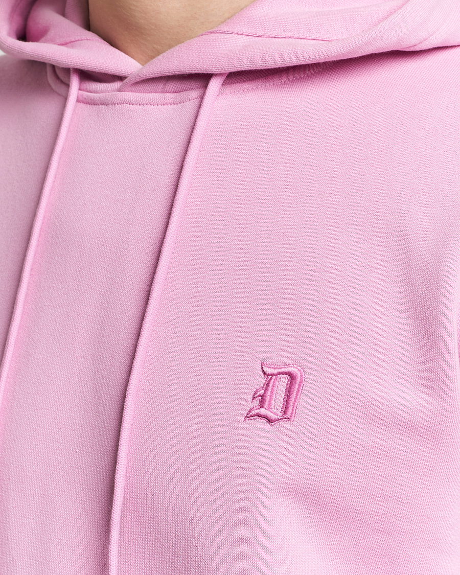 Herr | Tröjor | Dondup | Logo Hoodie Washed Pink