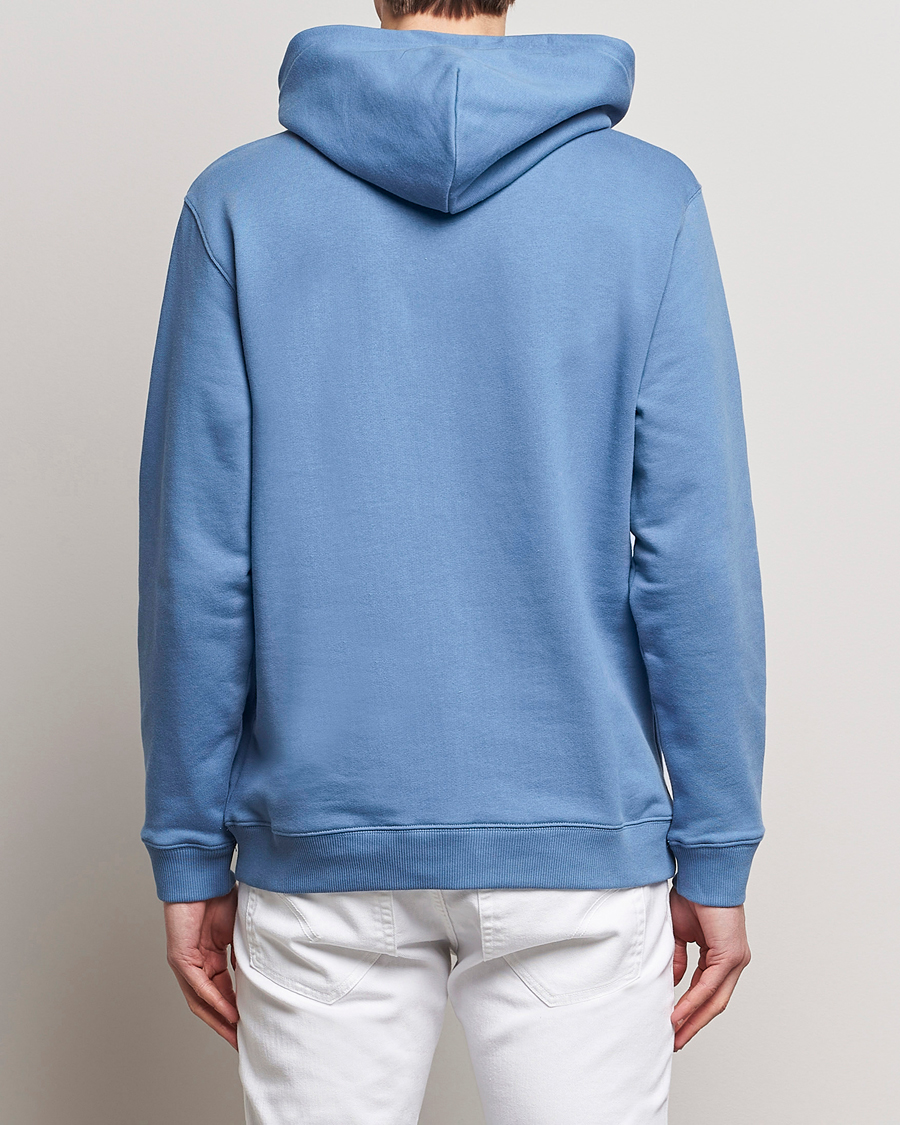 Herr | Tröjor | Dondup | Logo Hoodie Washed Blue