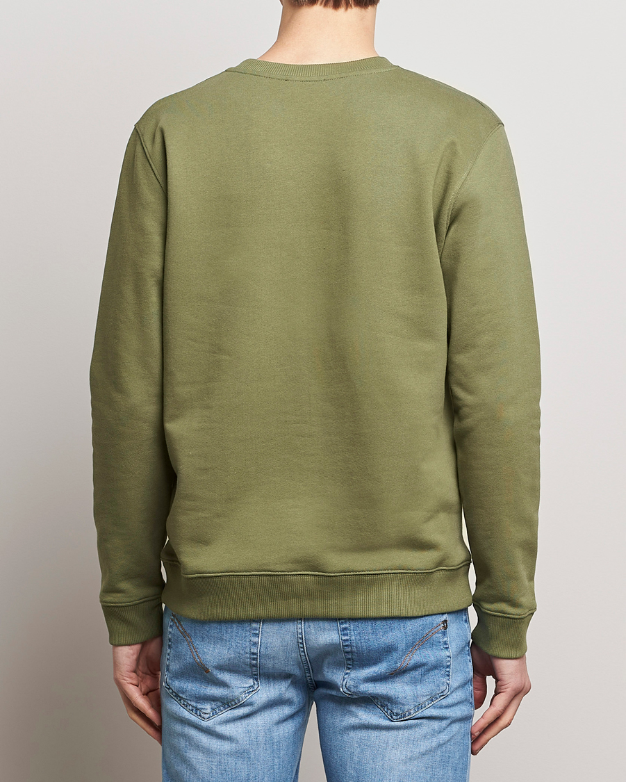 Herr | Tröjor | Dondup | Loco Crew Neck Sweatshirt Olive Green